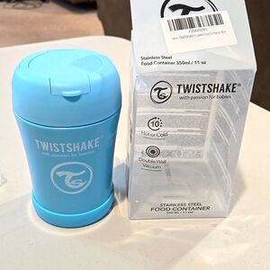 Twistshake stainless steel food container, new in pkg